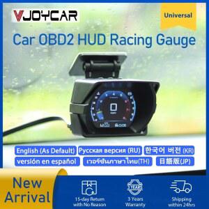 헤드업디스플레이 HUD 업데이트된 V63S OBD2 게이지 차량용 냉각수오일 레벨 디스플레이 오일 온도 헤드업