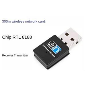블랙박스동글이 300MBPS 미니 USB 802 컴퓨터용 와이파이 LAN WIFI 11BGN PC 무선 어댑터 데스크탑 네트워크 카드 RTL8188