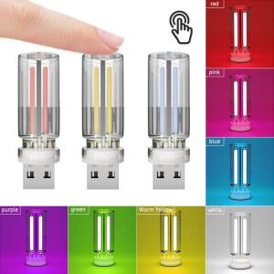 엠비언트라이트 차량용 라이트 USB 비상 램프 전구 백열 필라멘트 LED 조명 터치 콘센트