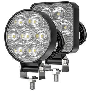 웰컴등 도어스팟 미니 사각형 LED 4X4 트럭 조명 4WD 크로스 컨트리 스포트라이트 7LED JK 해양 작업 9V30V