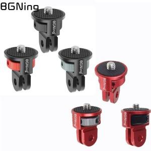 BGNING 360 회전식 1/4 인치 나사 미니 소형 삼각대 어댑터 마운트 CNC for GOPRO호환 Hero 13 12 11 10 ta