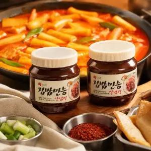 부산 이가네 떡볶이 양념장 2개 집밥만능 소스 1.4kg 2개입 대용량 떡볶이소스