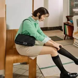 빈폴 액세서리 노라 미디엄 체인 숄더백 블랙 BE51D3M135