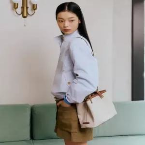 빈폴 액세서리 파인 토트백 아이보리 BE63D3M510