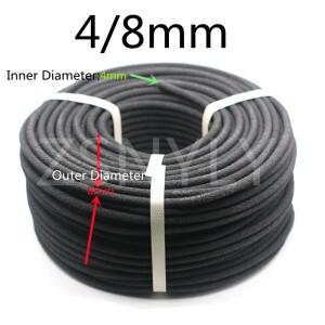 10m/20m/Soaker 호스 마이크로 드립 관개 4/8mm 누출 튜브 노화 방지 투과성 파이프 정원 꽃 나무 급수