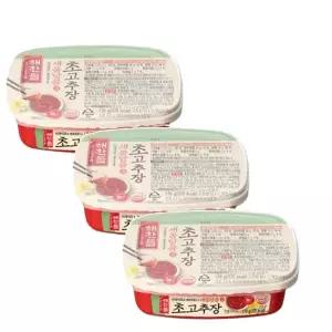 해찬들 새콤달콤 초고추장 170gx3개 횟집 맛집 짜지않은 초장