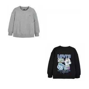 매장정품 LEVI'S 리바이스 리바이스키즈 V261SW155P, V261SW355P - LVCSHOT백그래픽풀오버맨투맨티셔츠 161