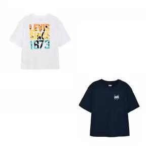 매장정품 LEVI'S 리바이스 리바이스키즈 V262TS175P, V262TS375P - LVC배트윙어쿠스틱그래픽반팔티셔츠 161