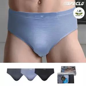 [스페클로] 슬럽 인견 남성 삼각 팬티 브리프 3매세트 (6658885A)