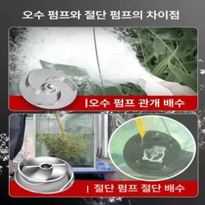 오수 펌프 수중 농업용 전기 양수기 하수 220V 진흙 워터 잠수정 하수 펌프 800W 1