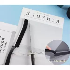 욕실 주방 타일 모서리 틈새 얇은 청소솔 세탁기 고무패킹 창틀 브러쉬 1P
