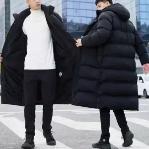 [에스이엔몰] 남자 아우터 퍼 안감 후드 롱 패딩 점퍼 (12479642A)