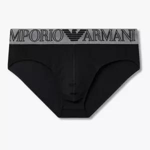 매장정품 EMPORIO ARMANI UNDERWEAR 엠포리오 아르마니 언더웨어 남성 아웃라인 로고 밴딩 삼각팬티 081611