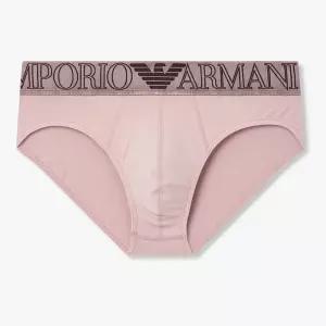 매장정품 EMPORIO ARMANI UNDERWEAR 엠포리오 아르마니 언더웨어 남성 아웃라인 로고 밴딩 삼각팬티 081611