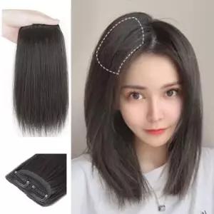 [룽스_62]인모 여성가발 부분 가발 볼륨 빗살핀 20cm 1P