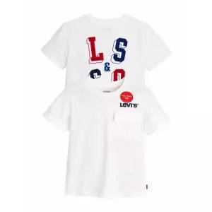 매장정품 LEVI'S 리바이스 리바이스키즈 V242TS125P, V242TS325P - 루즈레터링반팔티셔츠(B) 1611480