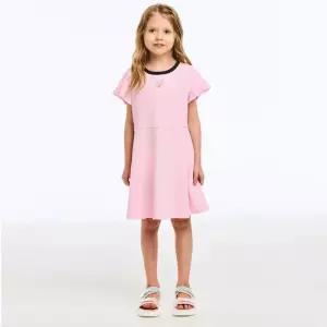 BENETTON KIDS [Online Exclusive] 주름지 플레어 원피스_QAOP22631PK 1001000