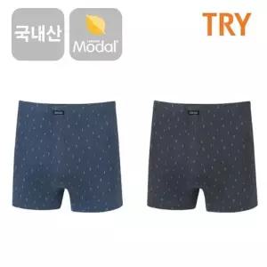 TRY 남성 위버 모달 트렁크 남자 사각 팬티 속옷(택1) (14412815A)