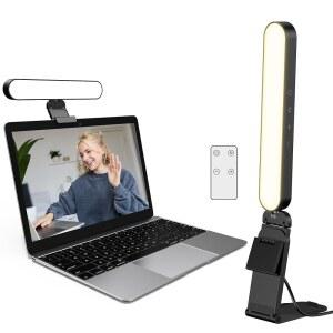 모니터 데스크 LED 스트리밍 조명을 위한 InnoGear 비디오 컨퍼런스 조명, 원격 및 터치 컨트롤 셀피 줌 컴퓨터 웹캠 노트북 팟캐스트, 녹화
