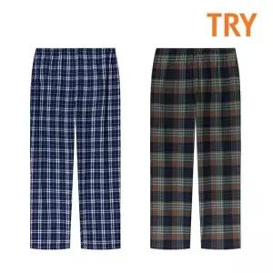 TRY 남성 선염 기모나염 빅사이즈 9부파자마 홈웨어 (16269981A)
