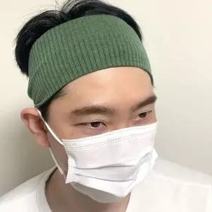 [아웃도어스/셀러허브_레저캠핑]추신수 남자 헤어 골지머나린 요가 머리띠