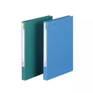 문화산업 더블스프링화일 F305-7 녹색 클리어화일 바