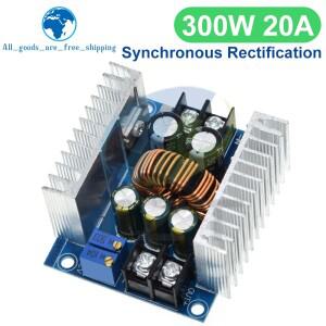 300W 20A DC-DC 벅 컨버터 스텝 다운 모듈 정전류 LED 드라이버 전력 전압 전해 커패시터