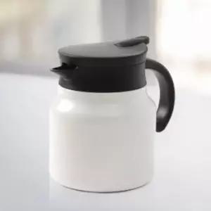 보냉보온주전자 티웨어 이중진공 (화이트) 티포트 보온주전자(750ml)