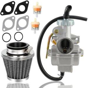 PZ20 카뷰레터 키트 50cc 70cc 90cc 110cc 125cc ATV 쿼드 4 휠러 고 카트 더트 바이크, 핏 타오타오 쿨스터 카즈마 바하 선엘 로케타 리판 론신 XR80 CRF70 4행정 엔진 부품 및 에어 필터 포함