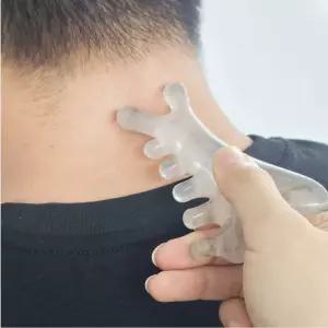 기타안마용품 얼굴 바디 전신 괄사 마사지기 돌고래 곡선 지압 안마 도구 관리