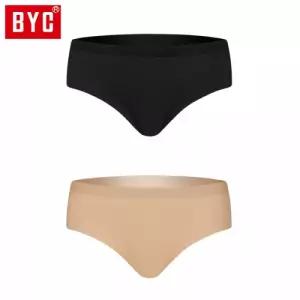 BYC 여성 누디스판 미디 2매입 위생팬티 DOLS1108