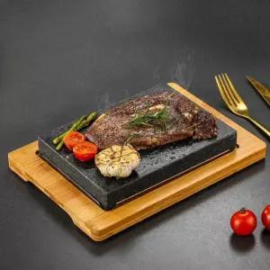 스테이크 돌판 미니 대리석 1인용 불판 돌접시 석판