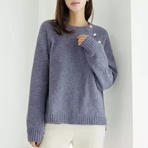 [데드라](99size)[DEL] 벨루엔골드버튼니트 KNE9001_DC