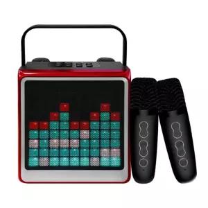 블루투스 스피커 겸용 듀엣 노래방 마이크 ST-K5090 가정용 홈파티 차박 캠핑 휴대용노래방