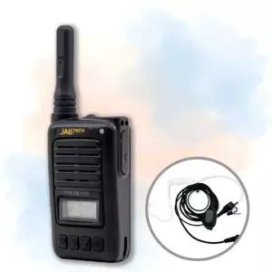 잘텍 JX-600 JX600 고성능 초소형 디지털 생활무전기 + 고급 경호용 이어마이크 