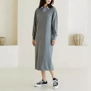 [데드라](88size)포인카라레이어드원피스 OPE1001_YC