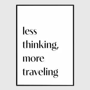 사무실액자 Less Thinking A3사이즈 거실액자 깔끔한액자 공간그림
