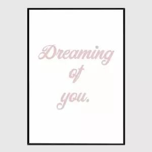 소품액자 Dreaming of you A3사이즈 거실액자 깔끔한액자 공간그림