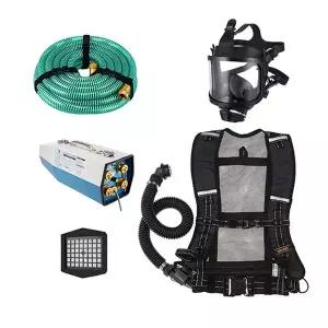 SG생활안전 송기마스크 전동송풍기형 HM-5000/4E 1인용 세트