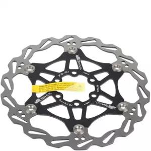 도로 자전거 산악 MTB BMX 스테인리스 스틸 볼트 6개가 달린 스네일 디스크 브레이크 로터 160mm 소산 부유