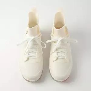 TBZ 하이탑 방수 운동화 화이트 레인부츠 245mm 신발 패션 레인부츠 미끄럼방지