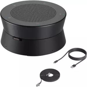 NEARITY A20S 컨퍼런스 스피커 및 마이크 8 포함 USB 스피커폰 16피트 음성 픽업 AI 2.0 노이즈 캔슬링