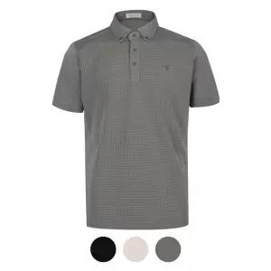 [파파브로] 남성 쿨링 엠보 카라 골프 티셔츠 DO-KAHG-5820 1 2