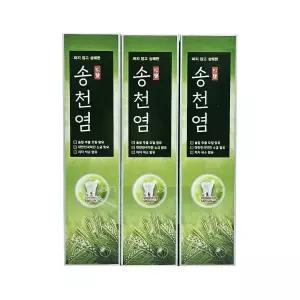 메디안 송천염 치약 120g x 3입 소금잇몸
