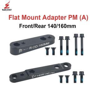 도로 자전거 디스크 브레이크 Aapter 플랫 마운트 PM 전면 140 160mm 후면 로터 어댑터 볼트 포함 부품