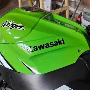 가와사키 스티커 3D 엠블럼 로고 바이크 오토바이 탱크  데칼 Z900 Z1000 닌자 650 Zx9r ZX6r