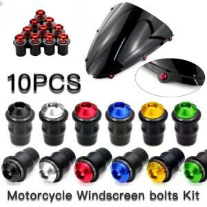 PCX윈드스크린 M5 16 5MM 오토바이 유리 나사 600 키트 CBR CBR1000RR 페어링 VFR800 CB400 볼트 F4I
