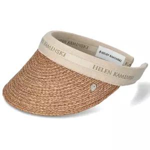 26SS 헬렌카민스키 비앙카8 바이저 썬캡 HAT52204 NOUGATNATURALLOGO