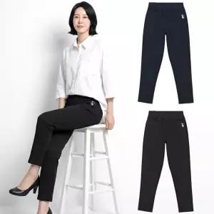 이지앤 여성 여름 밴딩 팬츠 여자 9부 바지 쿨 아이스 냉장고 하의 엄마 아줌마 빅사이즈 55~99 EYN0004