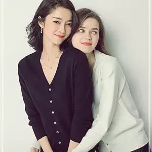 학생 여성 기본 간호사 브이넥 카디건 단체 BWE0968A